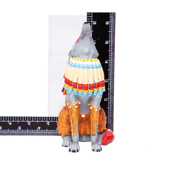 Westland Giftware Chief Cry Wolf Figurine WG-19313 Call of the Wolf Collection - Picture 8 of 8